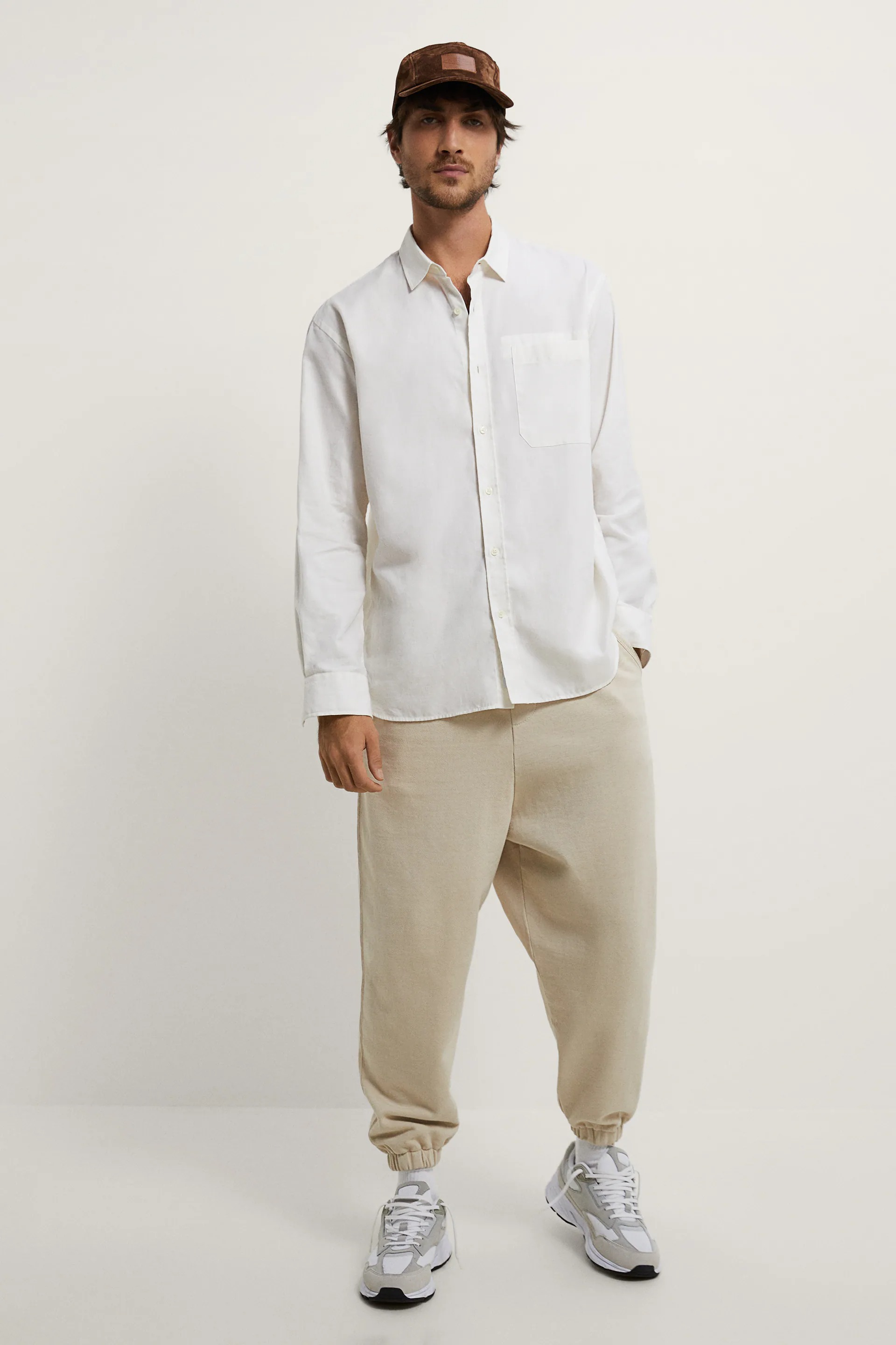 

Рубашка Zara  молочный 0975300712, Рубашка Zara M молочный 0975300712
