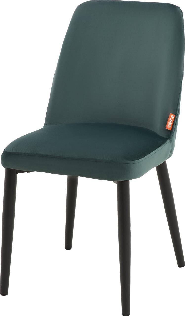 

Стул дизайнерский бархатный голубой JANETT Tiffany dark Carveli