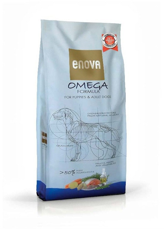 

Сухой корм для собак всех возрастов Enova Omega Formula с рыбой 2 кг