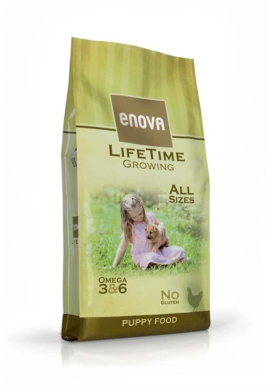 

Сухой корм для щенков Enova Lifetime Growing с курицей и рисом 20 кг