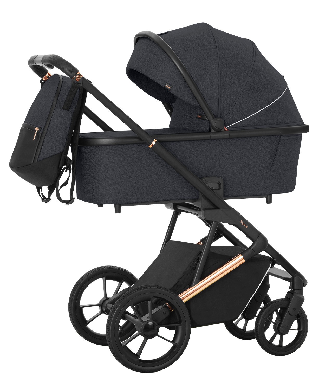 

Универсальная коляска 3 в 1 CARRELLO Sigma CRL-6510 Midnight Grey