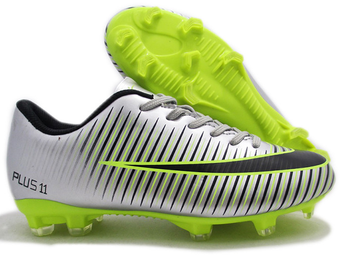 

Детские футбольные бутсы 32 серо-зеленые Sport 11 Pluss 512-02