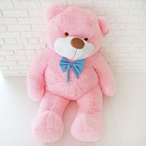 

Мягкая игрушка Мишка Weber Toys Боа плюшевый с бабочкой 137 см Розовый (123682)