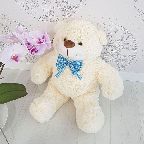 

Мягкая игрушка Мишка Weber Toys Боа плюшевый с бабочкой 61 см Молочный (123673)