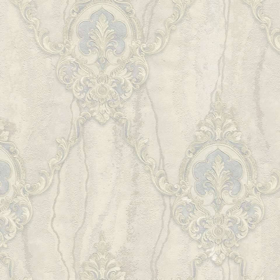 

Обои флизелиновая decori & decori amuleto 83512 узоры серебряный белый Италия