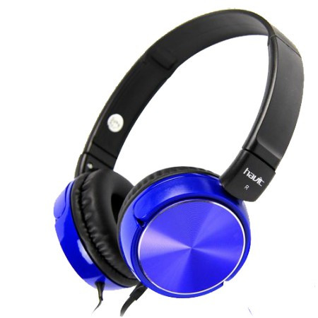 

Стильные Качественные Наушники лопухи Havit HV-H2178d, микрофон, черно-синие