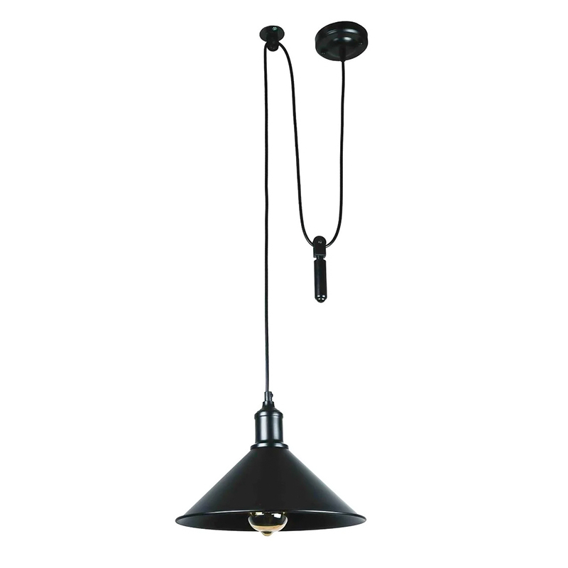 

Светильник подвесной Levistella 7526855F-1G BK(360) с гирей черный