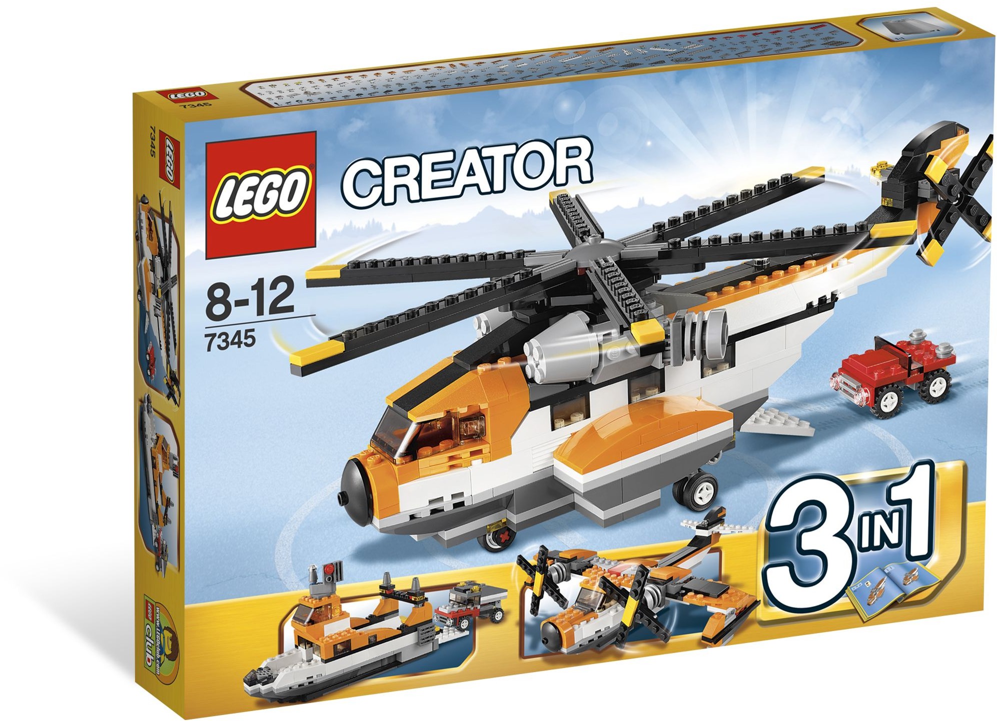 

Конструктор LEGO 7345 Creator Транспортний вертоліт Transport Chopper