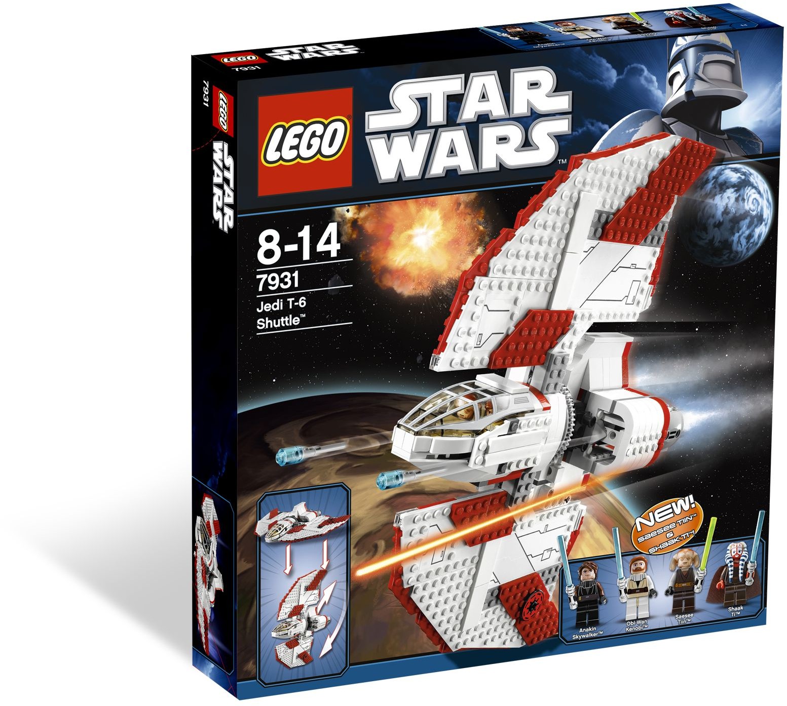 

Конструктор LEGO 7931 Star Wars Джедайський шатл T-6 Jedi Shuttle