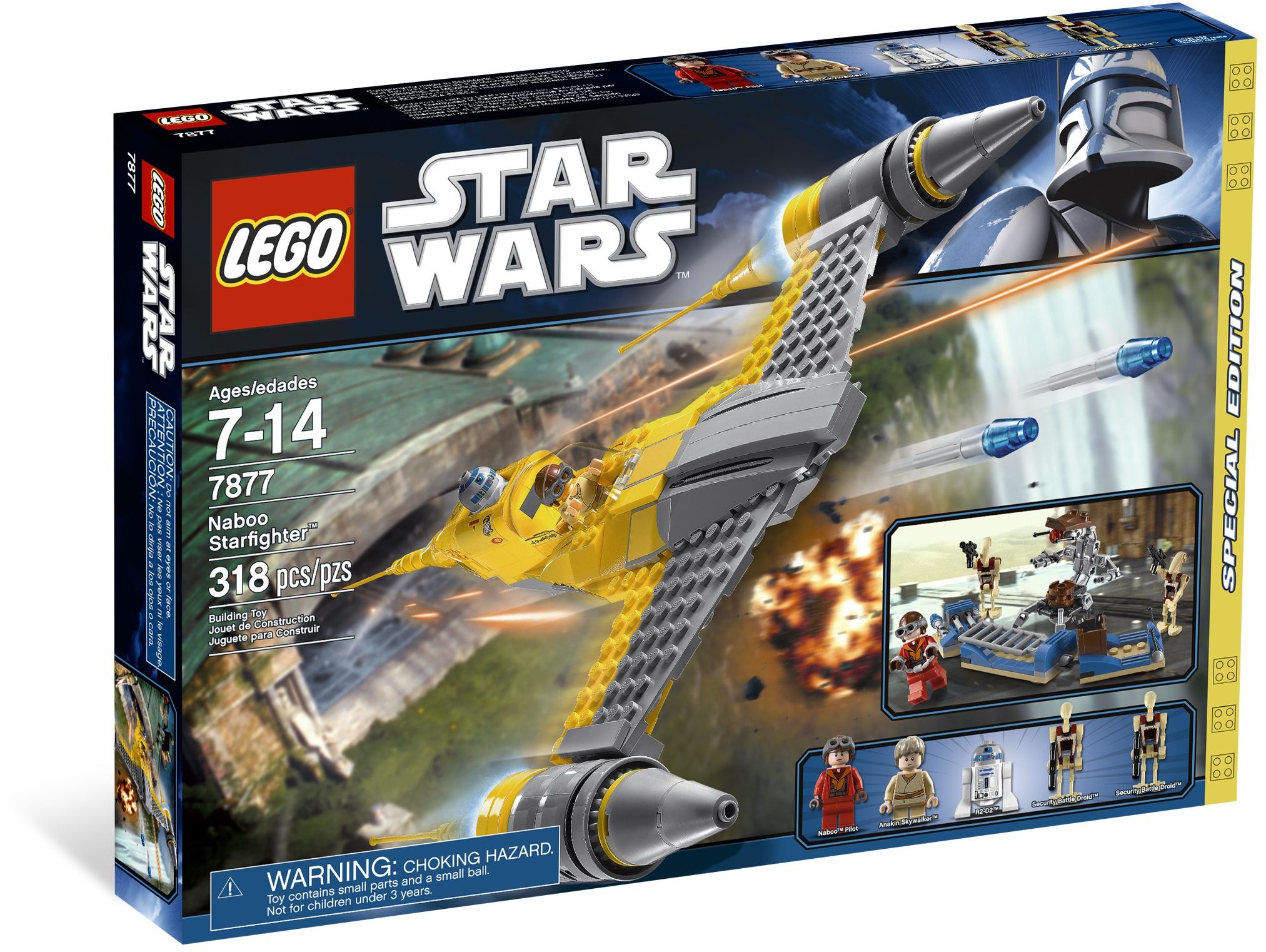 

Конструктор LEGO 7877 Star Wars Зоряний винищувач Набу Naboo Starfighter