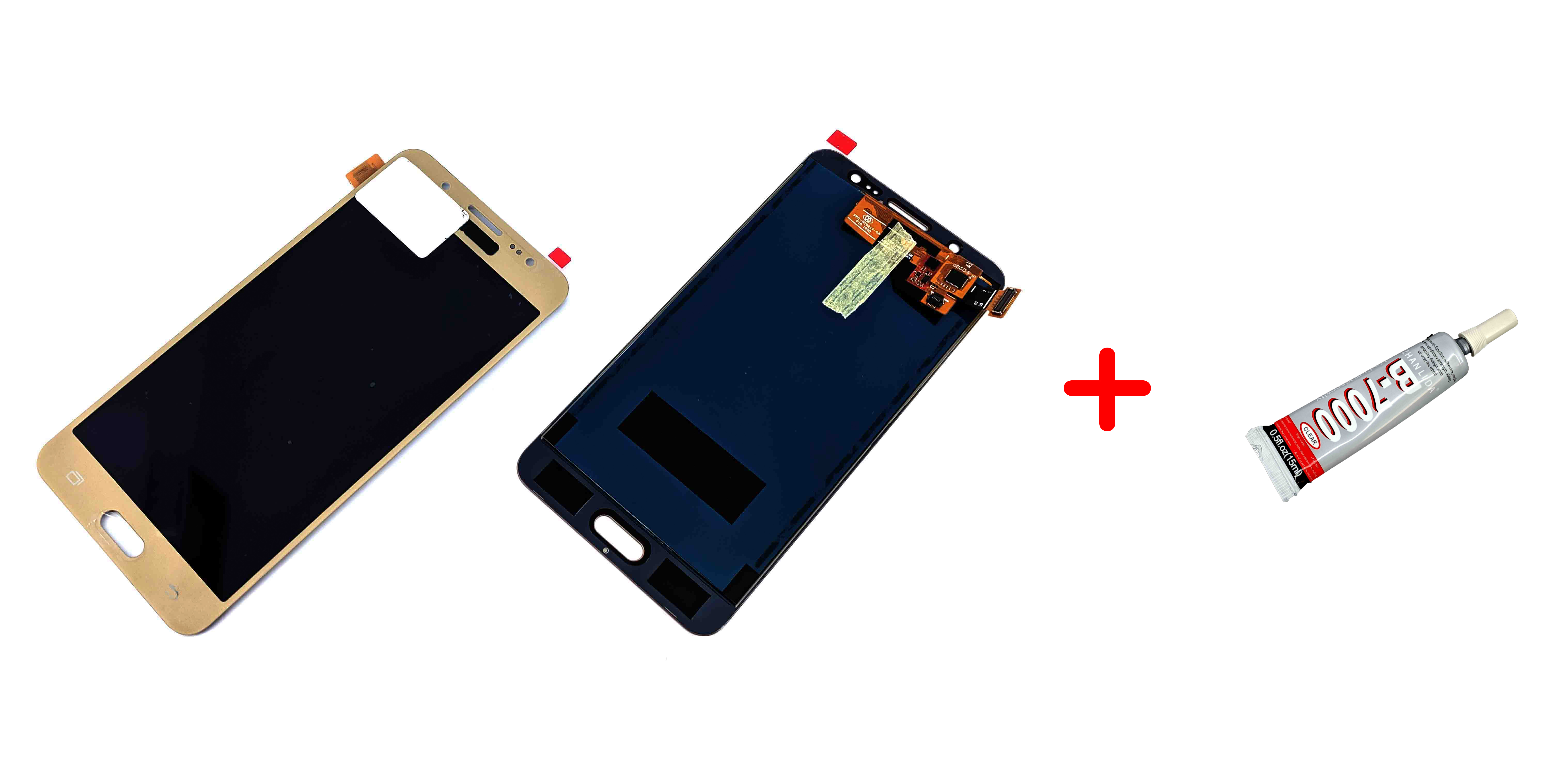

Дисплей + Сенсор (модуль) экран Samsung J510F/ J510H Galaxy J5 2016 золотой TFT с регулировкой яркости + клей B7000 high copy