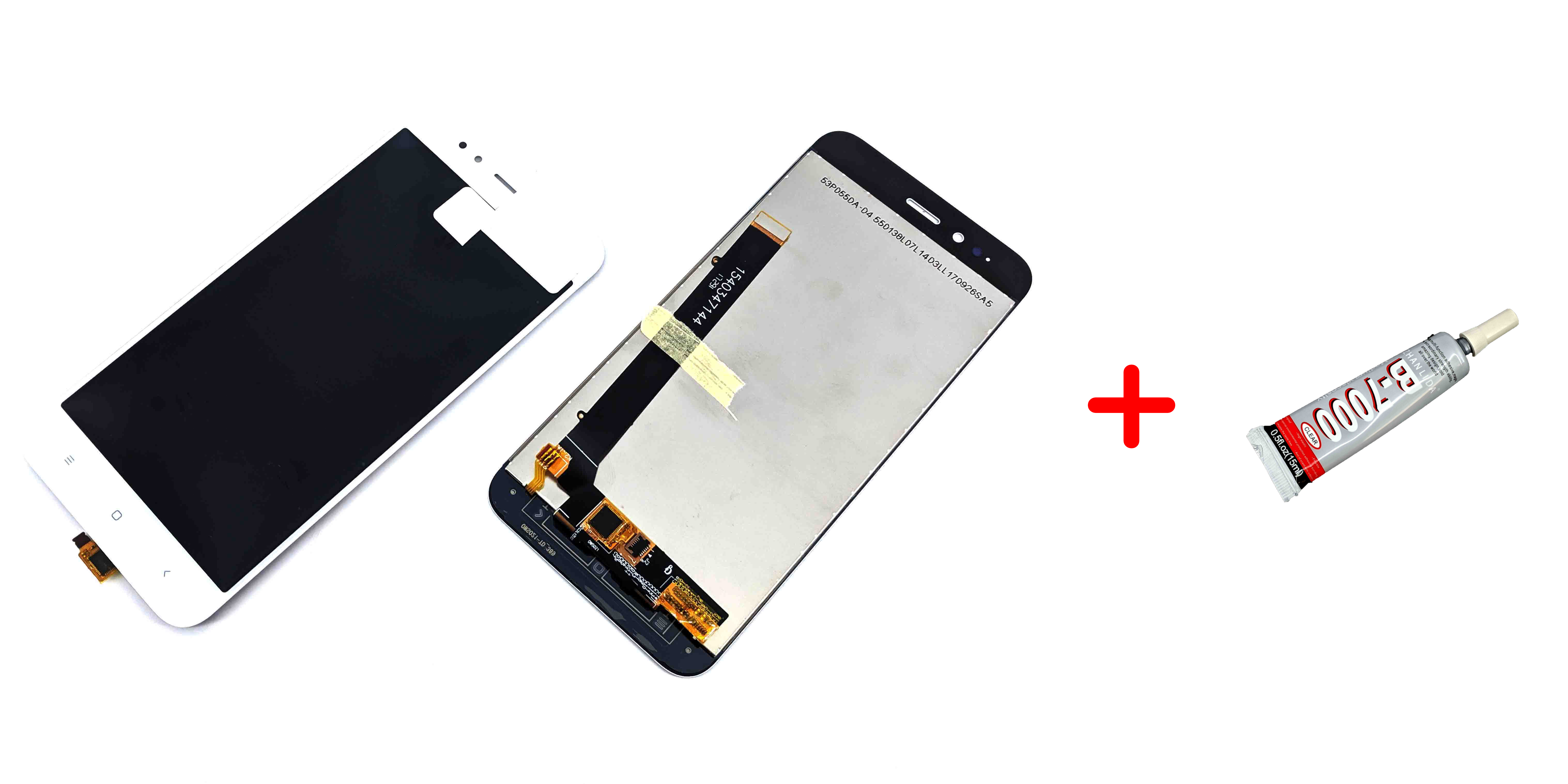 

Дисплей + Сенсор (модуль) экран Xiaomi Mi A1/Mi5x белый + клей B7000 high copy