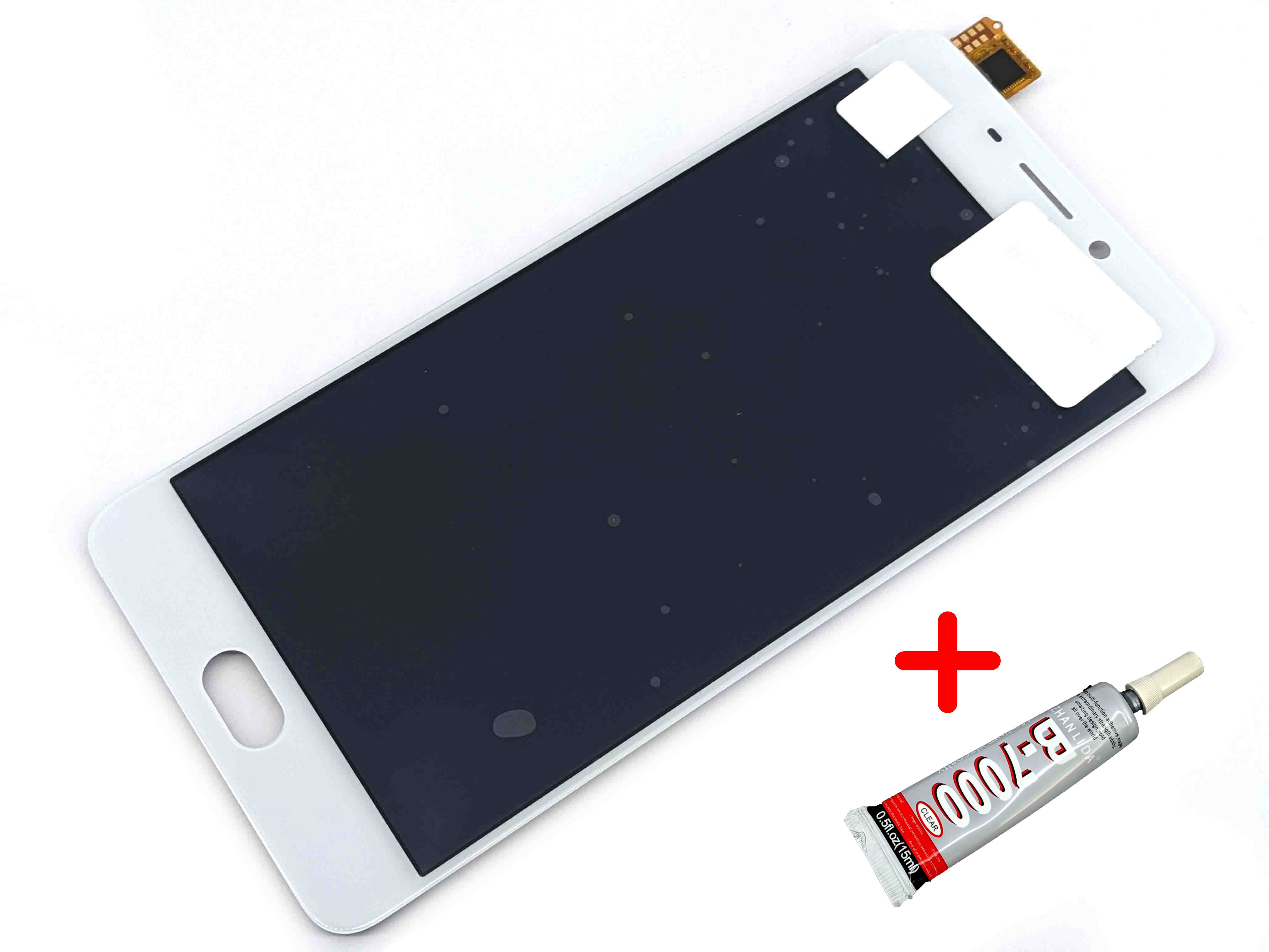 

Дисплей + Сенсор (модуль) экран Meizu M6 Note (M721) белый + клей B7000 high copy