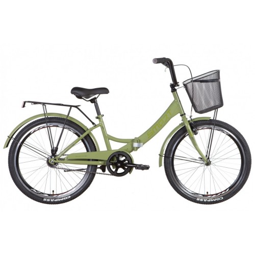 

Велосипед ST FORMULA SMART VBR С БАГАЖНИКОМ ЗАД ST, С КРЫЛОМ ST, С КОРЗИНОЙ ST 24" 15" 2022 Хаки