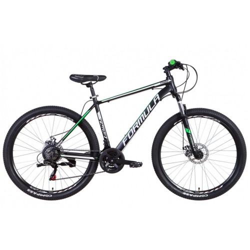 

Велосипед FORMULA THOR 27.5" 19" 2021 Черно-зеленый (м)