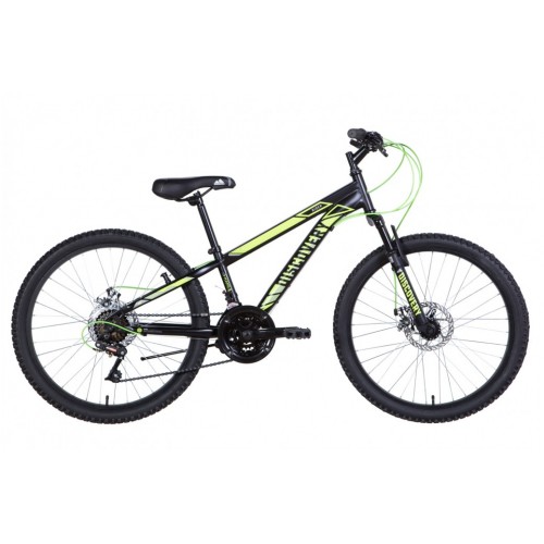 

Велосипед DISCOVERY RIDER DD 24" 11.5" 2021 Черно-салатный (м)