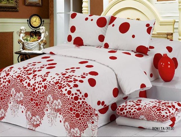 

Постельное белье сатин Le Vele Daily Bonita red семейный 0101.SAL.00.00.000.03.039