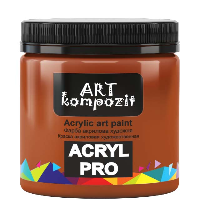 

Краска акриловая Art Kompozit цвет охра золотистая 430 мл