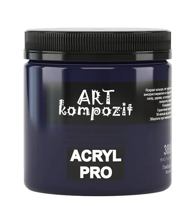 

Краска акриловая Art Kompozit цвет синий глубокий 430 мл