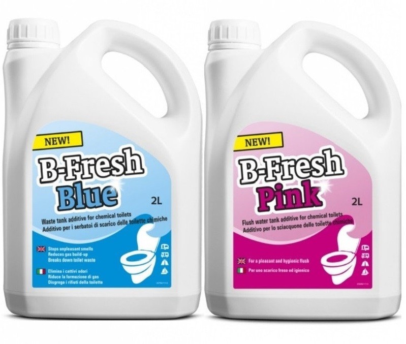 

Набор жидкости для биотуалета, B-Fresh Blue + B-Fresh Pink ,THETFORD, 2л+2 л.