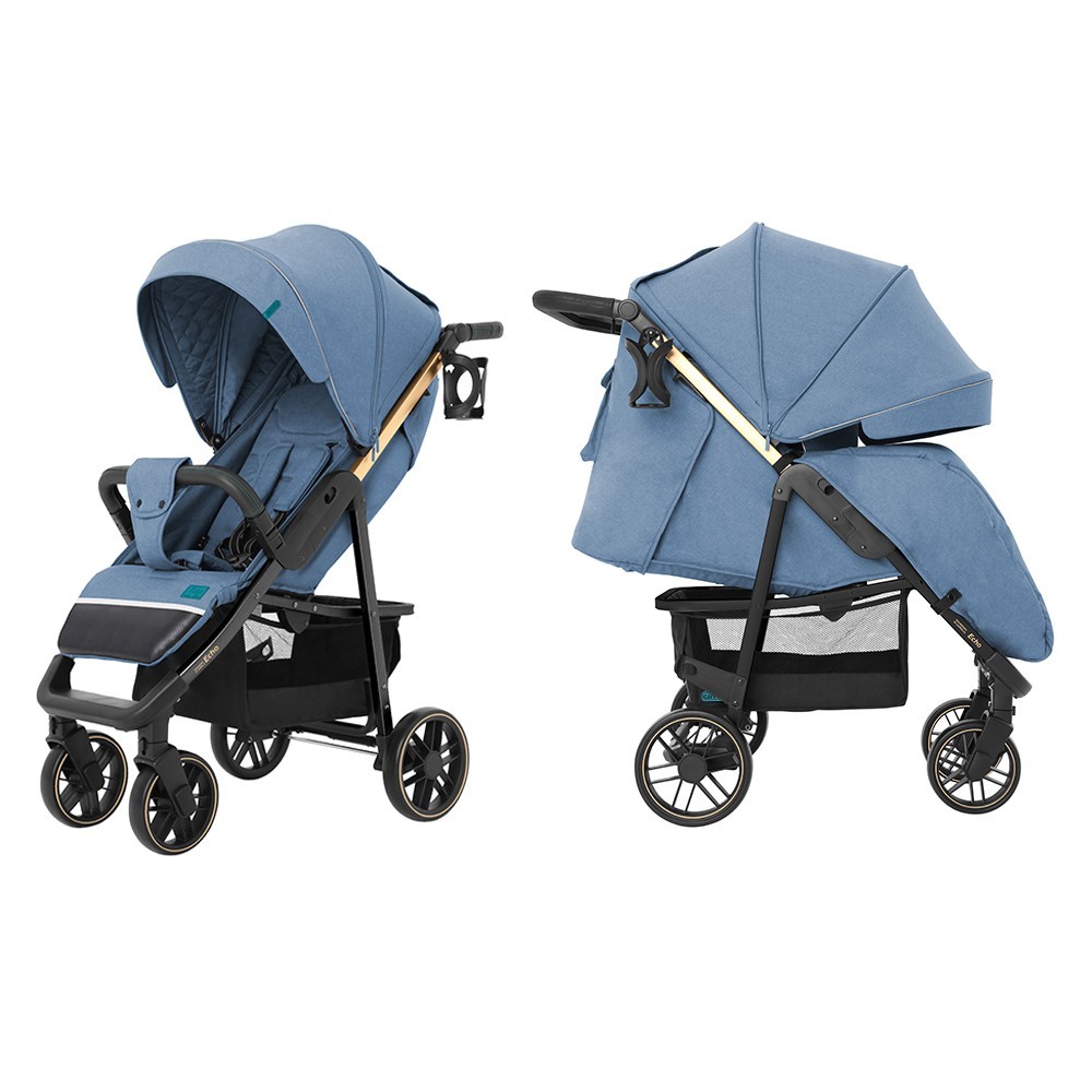 

Коляска прогулочная CARRELLO Echo CRL-8508/2 Azure Blue + дождевик + москитка L