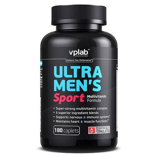 

Вітаміни для чоловіків VPLab Ultra Men's Sport Multivitamin, 180 таб.