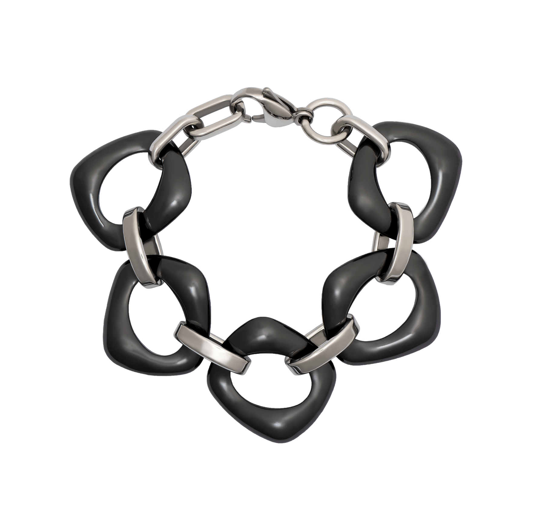 

Браслет Steel Story из керамики и медицинской стали 316L, БК-0586