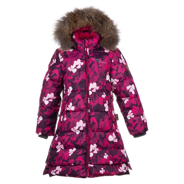 

Пальто-пуховик HUPPA PARISH 12470055-81063 фуксиа с принтом 122 см (4741468686615)