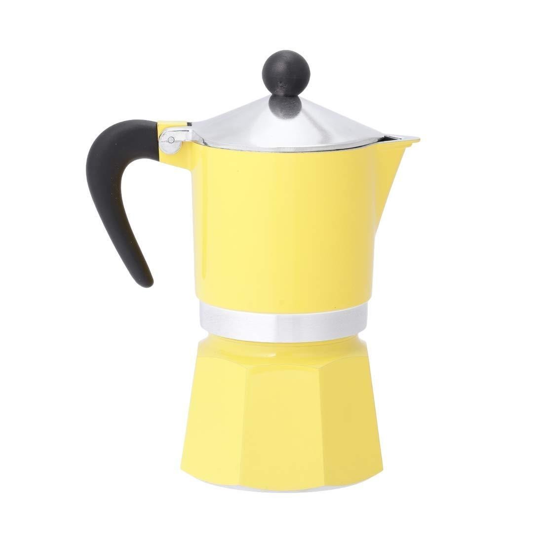 

Гейзерная кофеварка Bialetti Rainbow Yellow (3 чашки - 170 мл)