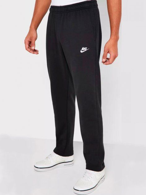 Акція на Спортивні штани чоловічі Nike Club Pant Oh Ft BV2713-010 M Чорні від Rozetka