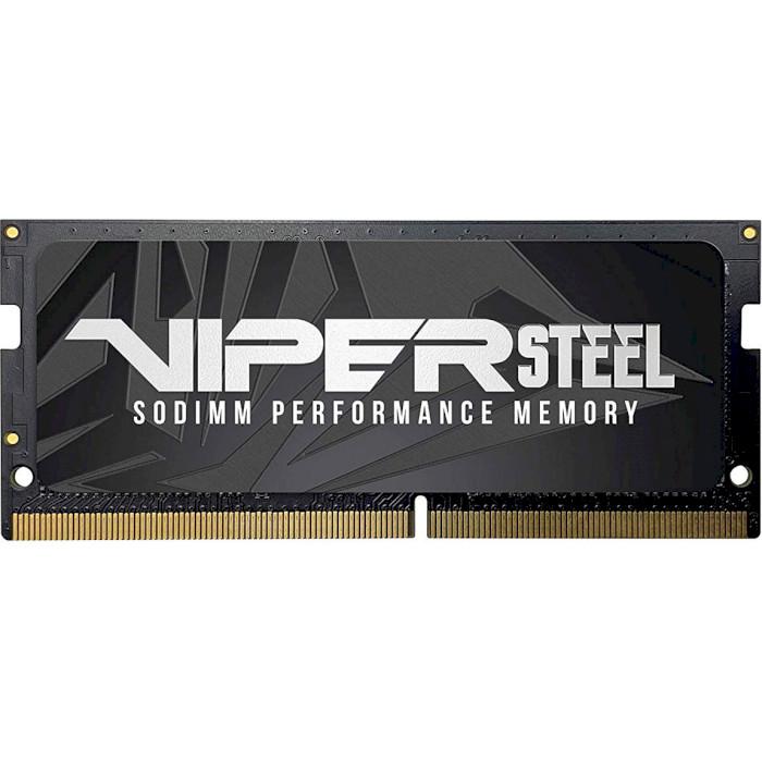 

Модуль памяти PATRIOT Viper Steel SO-DIMM DDR4 2666MHz 32GB (PVS432G266C8S)