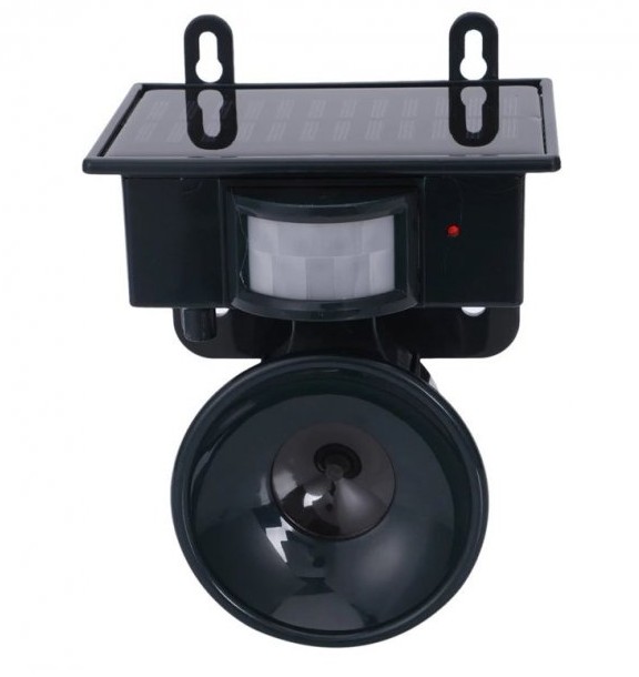 

Отпугиватель животных ультразвуковой на солнечной батарее Solar Pest Repeller NY 2002 8051