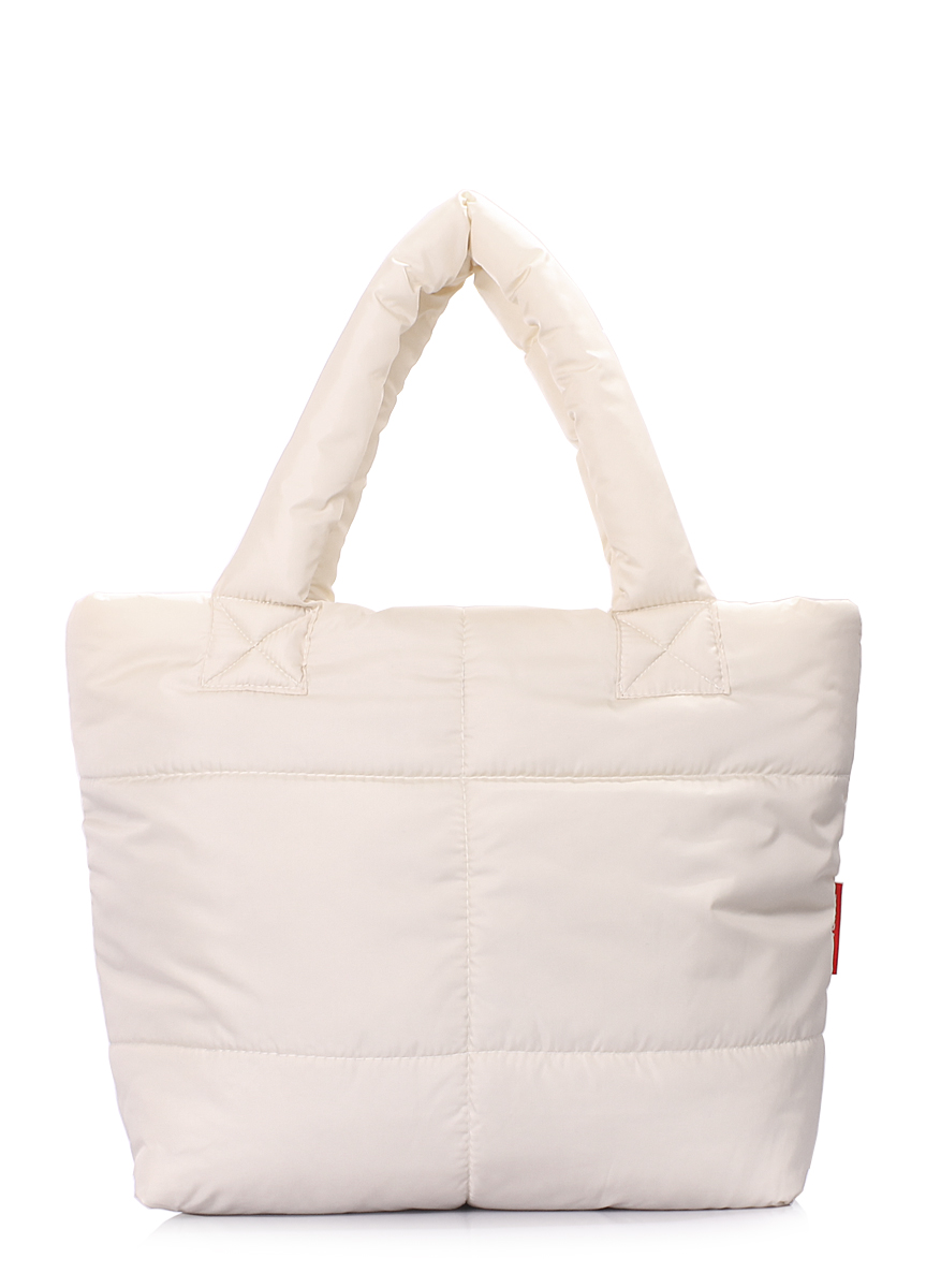 

Женская сумка POOLPARTY fluffy-beige 48 х 36 х 10 бежевая