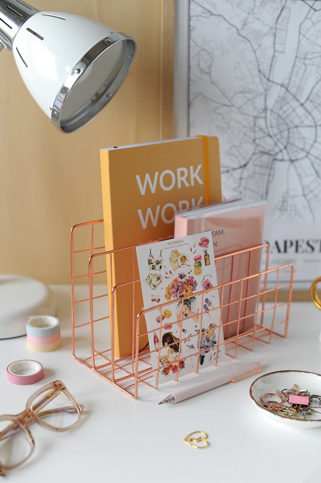 

Подставка для книг "Style" rose gold