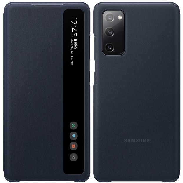 

​Cмарт чехол книжка S-View Flip cover Samsung Galaxy S20 FE 5G EF-ZG780 blue