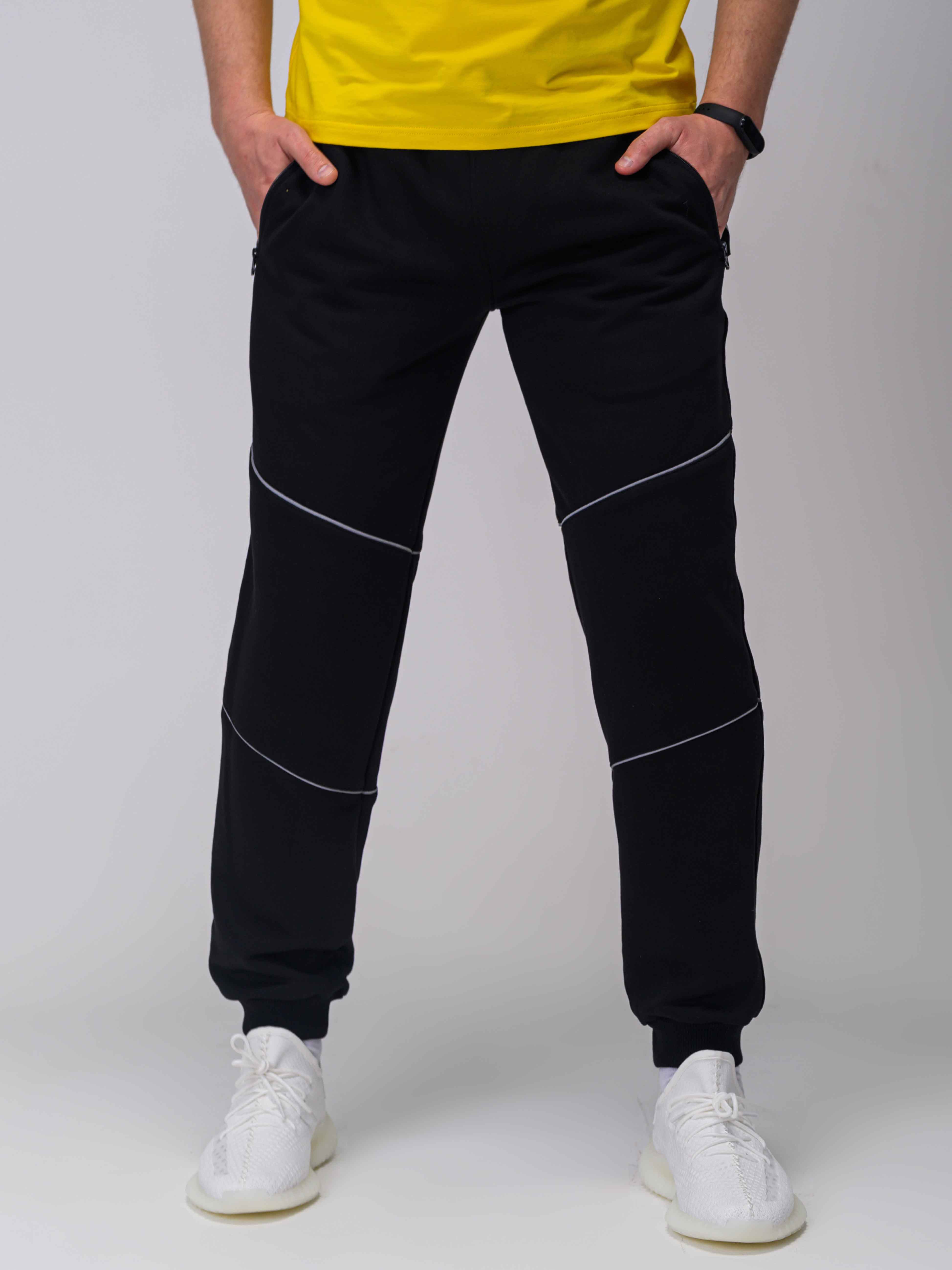 

Штани спортивні Neo чорні з рефлективом Custom Wear, Штани спортивні Neo чорні з рефлективом Custom Wear XS
