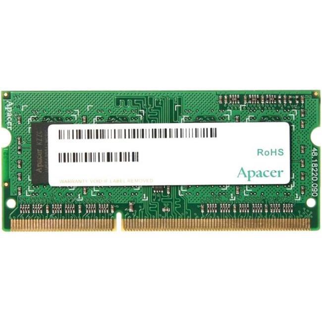 

Модуль памяти APACER SO-DIMM DDR3 1333MHz 2GB (AS02GFA33C9QBGC)