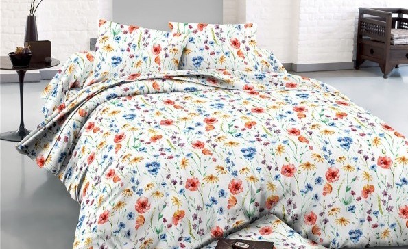 

Комплект постельного белья KUCHMAKI сатин Маки 175Х215