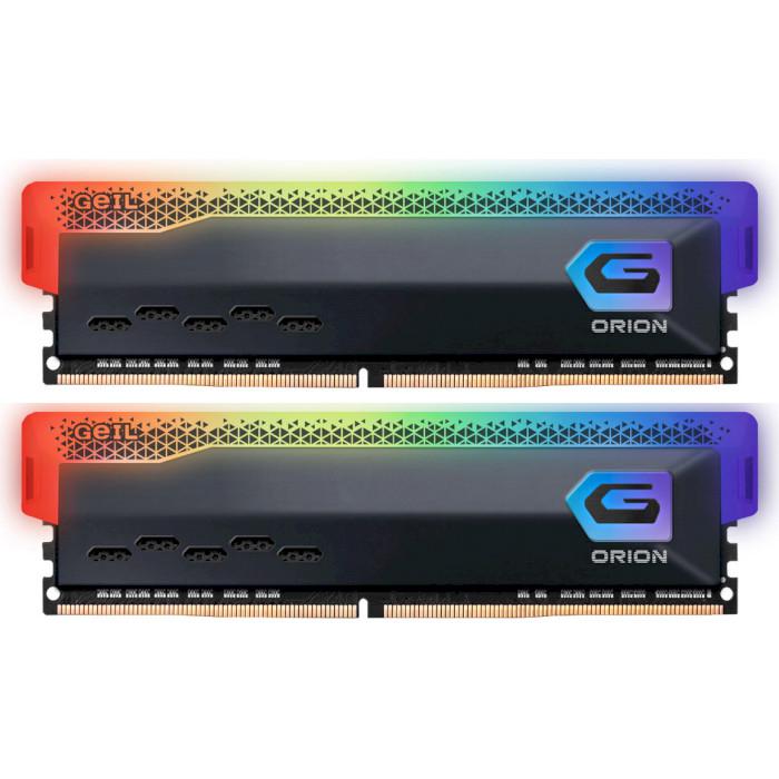 

Модуль памяти GEIL Orion RGB Titanium Gray DDR4 3600MHz 32GB Kit 2x16GB (GOSG432GB3600C18BDC)