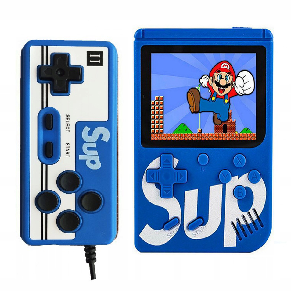 

Портативная приставка Sup 400 Game Box с джойстиком для второго игрока Blue