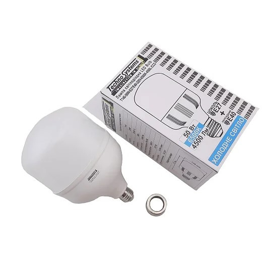 

Лампа светодиодная LED Bulb-T140-50W-E27-E40-220V-6500K-4500L ICCD TNSy