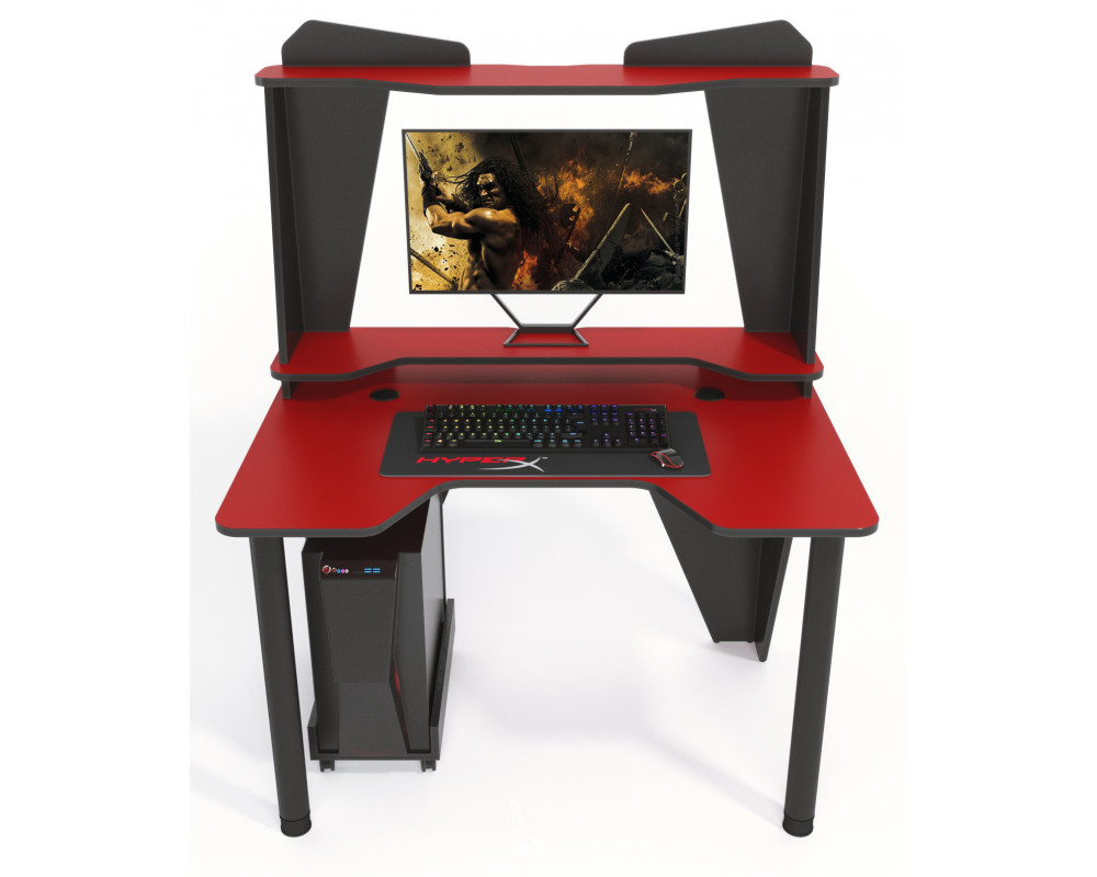 

Геймерский игровой стол ZEUS™ IVAR-2 (1200 мм), красный/черный