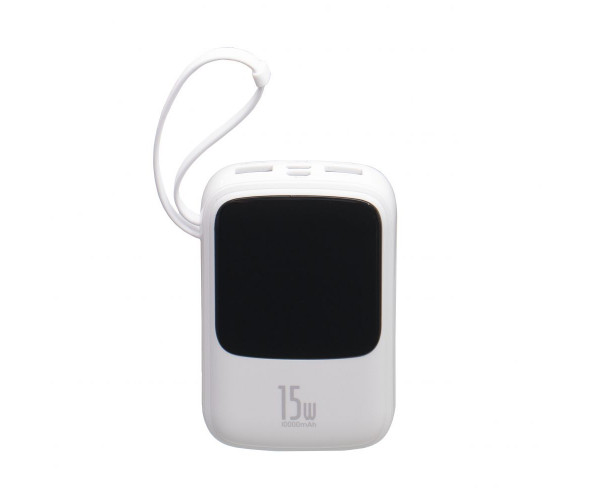 

Power Bank Baseus PPQD-A Q Pow With Type-C Cable 3A 10000 mAh Цвет Белый