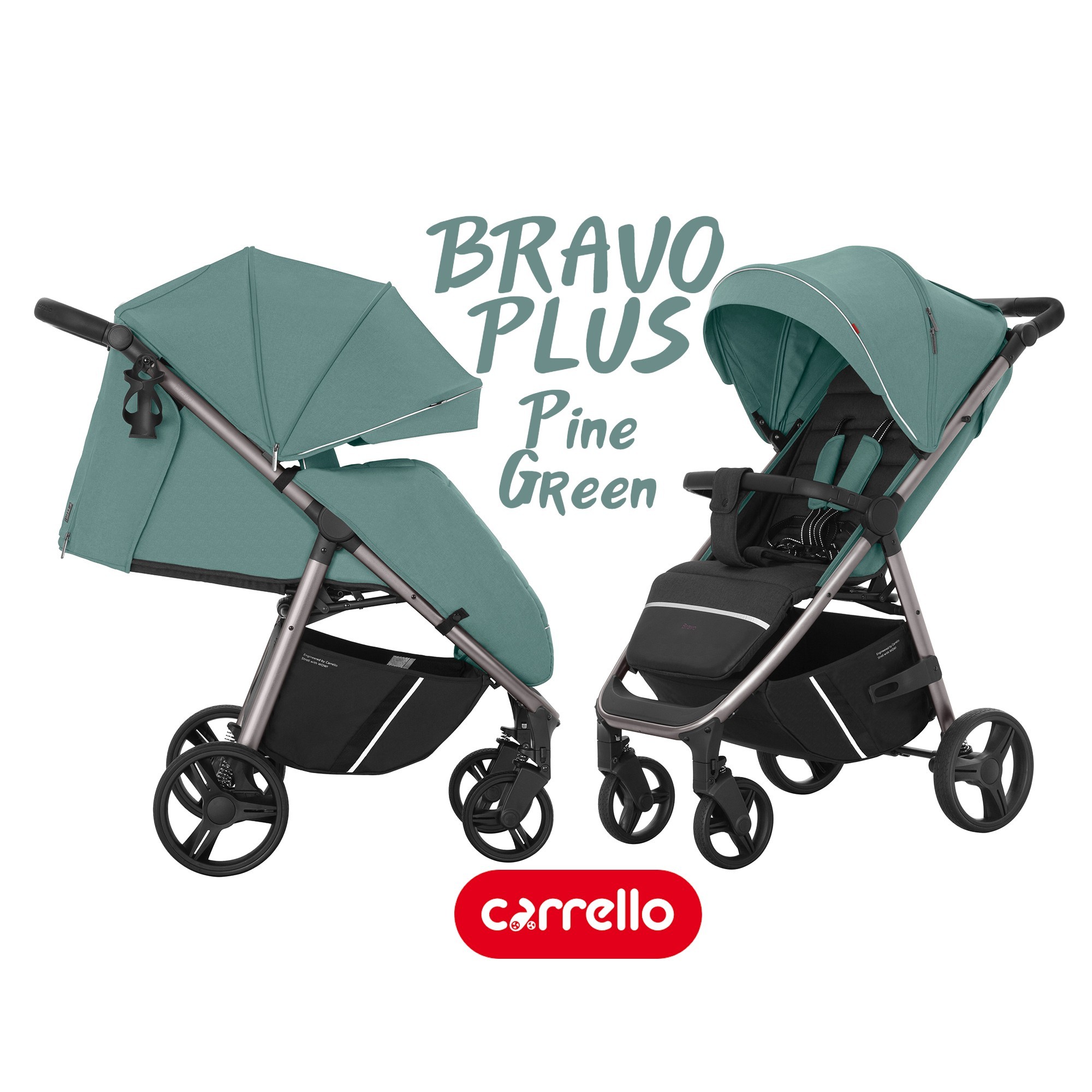 

Прогулочная коляска Carrello Bravo Plus CRL-8512 Pine Green