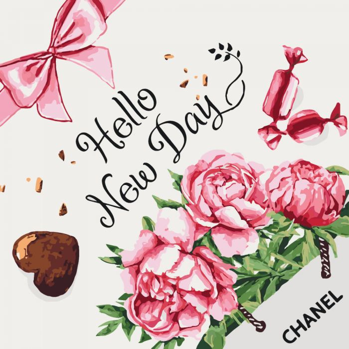 

Картина по номерам. Натюрморт "Hello new day" KHO5525, 40*40 см