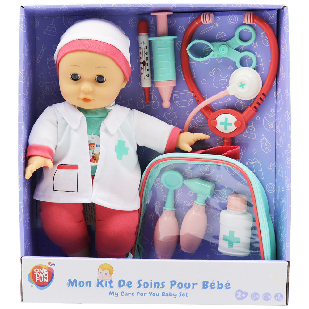 

Игровой набор One Two Fun Doctor baby box