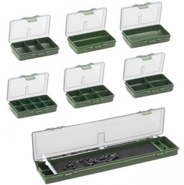 

Карповая коробка поводочница набор Tackle box World4Carp 36,5 х 30 х 6 см К-068
