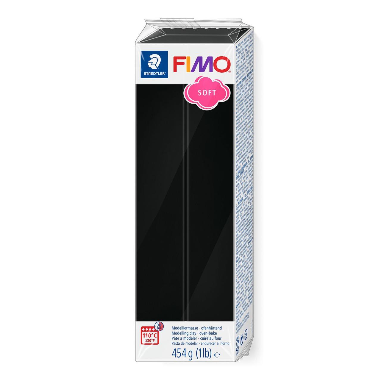 

Полимерная глина Fimo Soft черная 454 грамма Staedtler, 80219