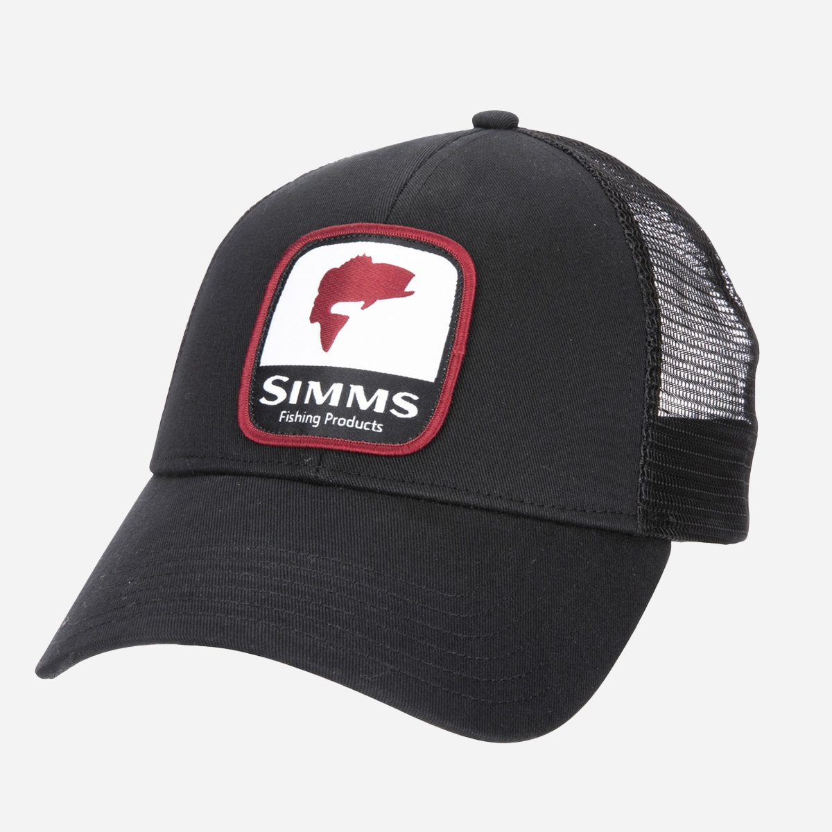 

Кепка Simms Bass Patch Trucker  Black (12212-001-00, Кепка Simms Bass Patch Trucker One Size Black (12212-001-00)