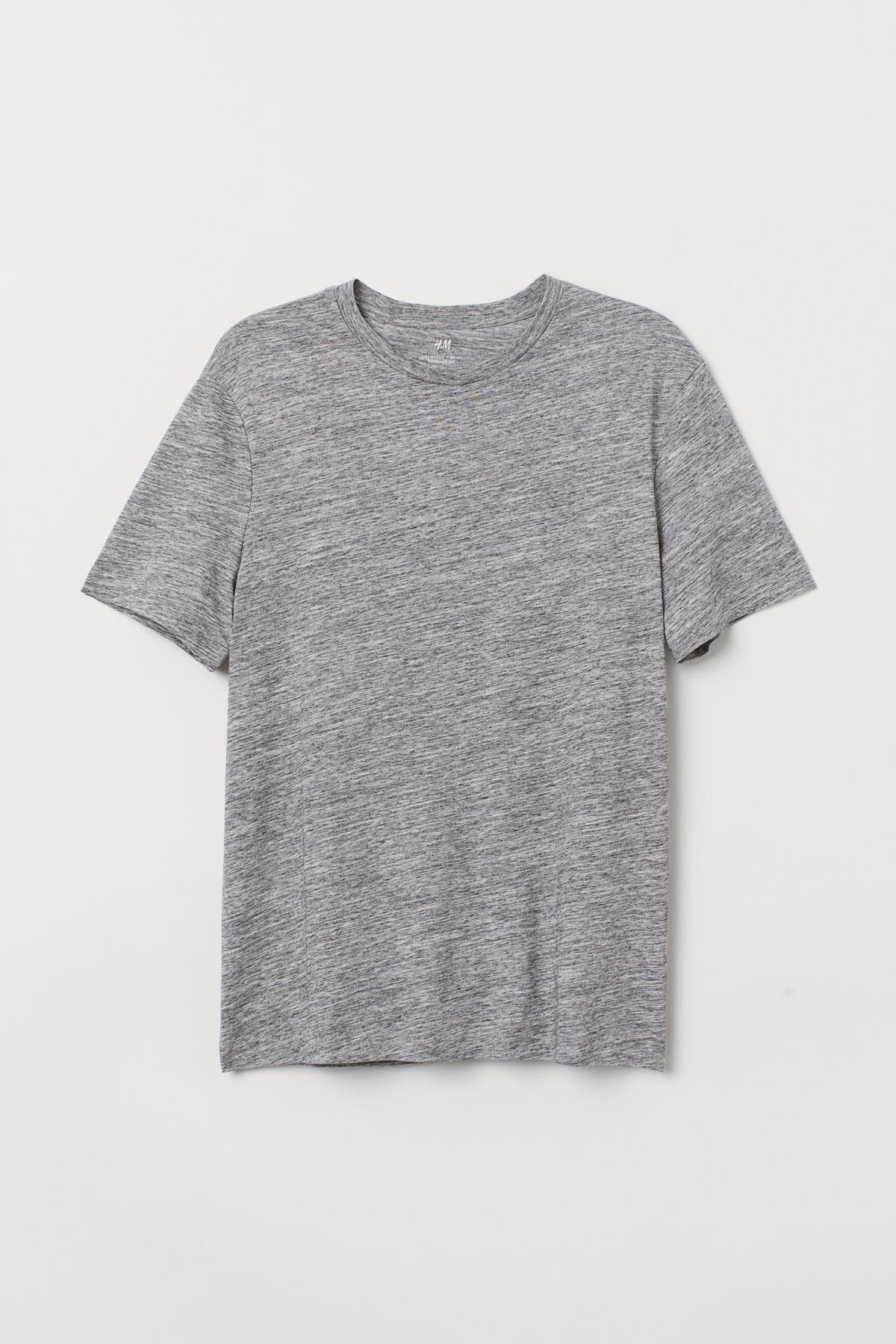 

Футболка Regular fit H&M  Серая, Футболка Regular fit H&M xl Серая